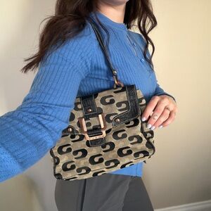 Guess vintage y2k monogram shoulder bag